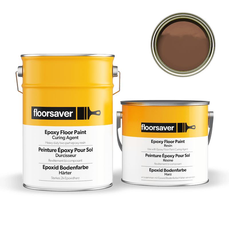 Packshot of Brown Epoxy Floor Paint