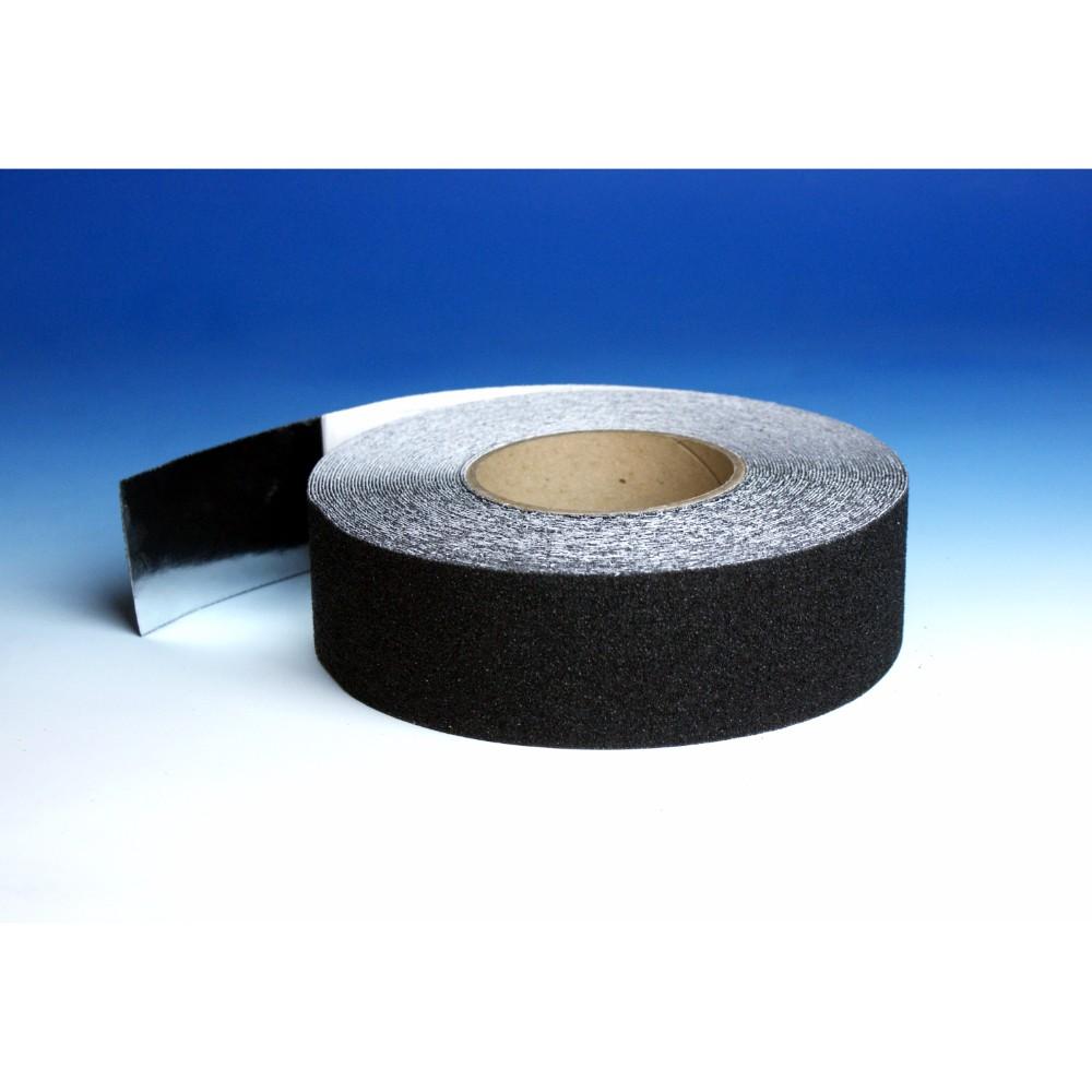 2 Pack - 3 Inch X 60 Ft Black Non-Skid Safety Tape - Anti-Slip Grip Tape Rolls