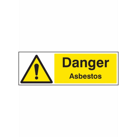 Danger asbestos sign from Floorsaver