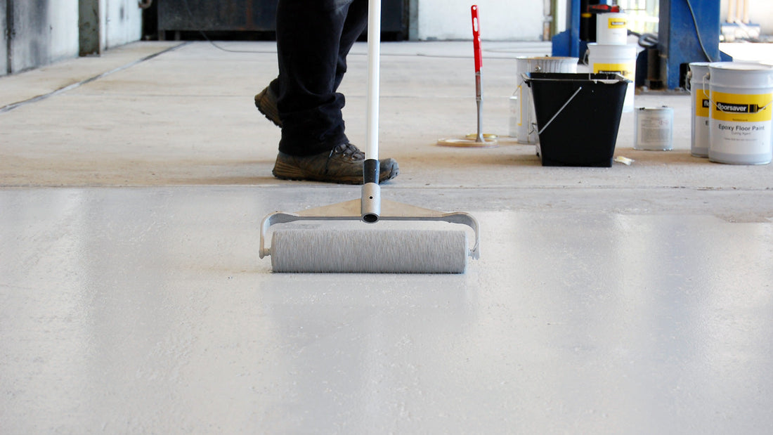 Epoxy Floor Paint Application