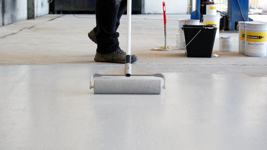 Epoxy Floor Paint Application