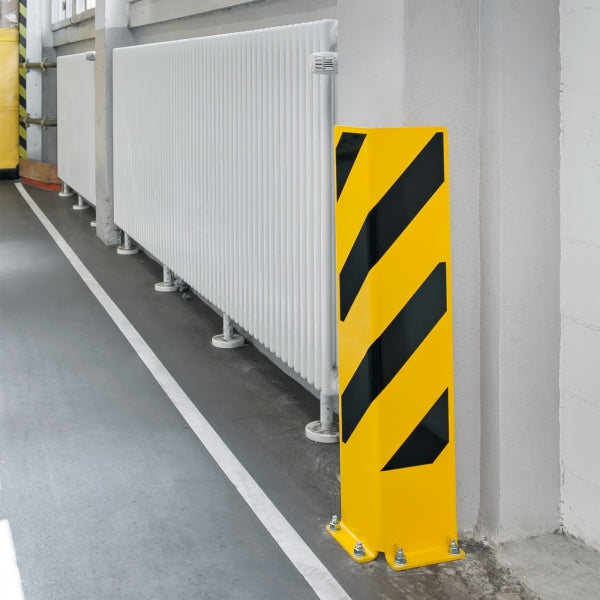 Black Racking Column Protector BLACK BULL Heavy Duty Pallet Rack/Column Corner Protectors – floorsaver