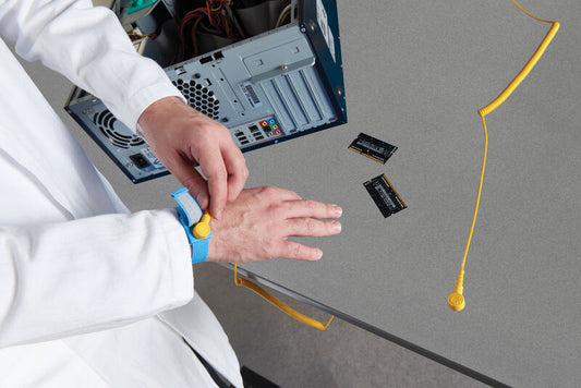 Wrist Straps - 1m ohm resistor for QMP Workbenches