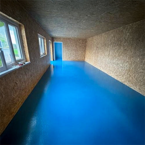 Epoxy Floor Paint Anti Slip - 5L - Blue