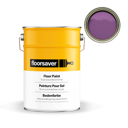 Packshot of Violets Floor paint