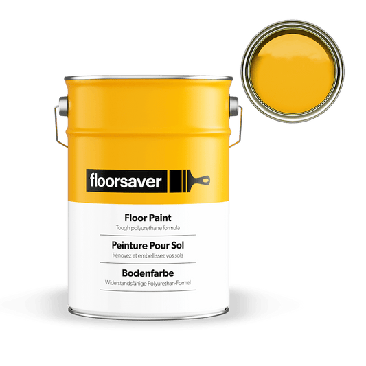 Packshot of Yellows Floor paint