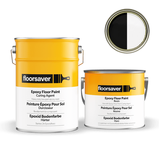 Packshot of Black&White Epoxy Floor Paint