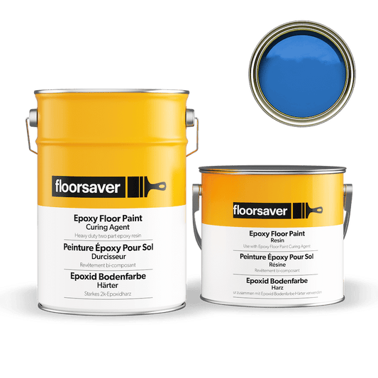 Packshot of Blue Epoxy Floor Paint