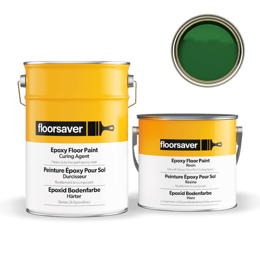 Packshot of Green Epoxy Floor Paint