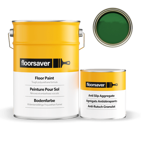 Packshot of Green Floor Paint Anti Slip