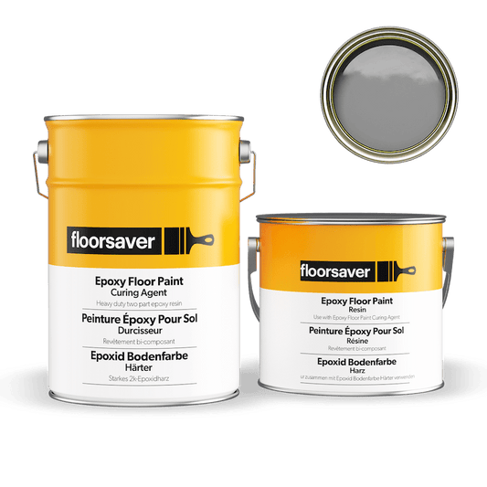Packshot of Grey Epoxy Floor Paint