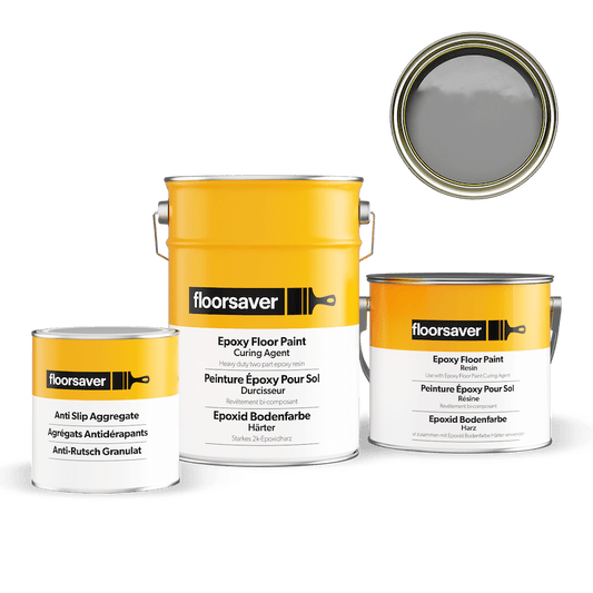Packshot of Grey Epoxy Floor Paint Anti Slip