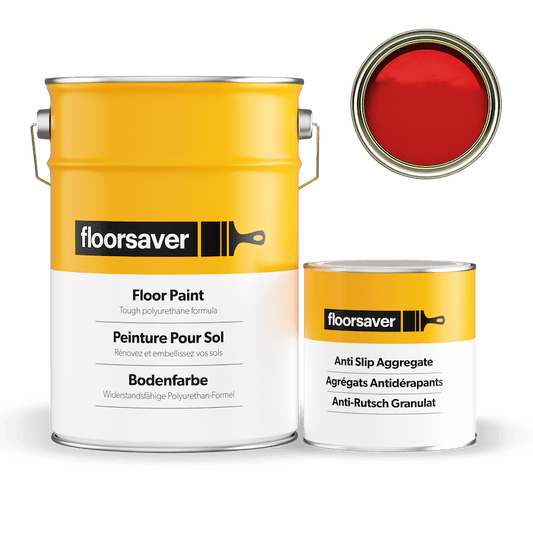 Packshot of Red Floor Paint Anti Slip