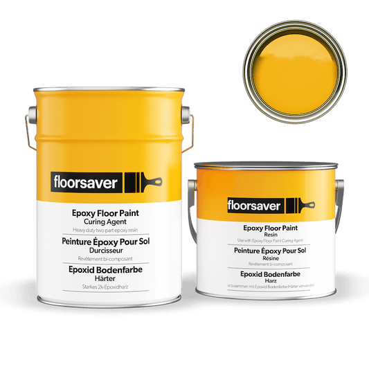 Packshot of Yellow Epoxy Floor Paint