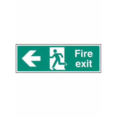 Fire exit - left sign from Floorsaver