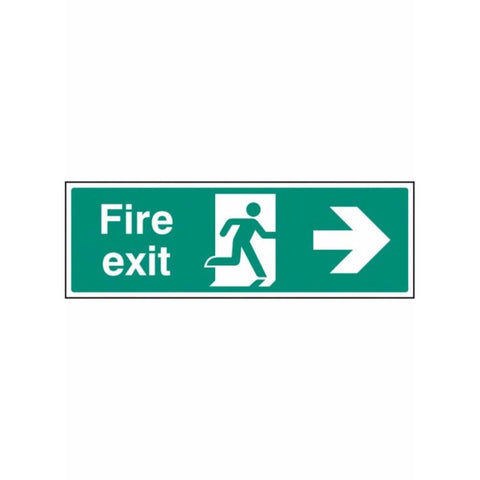 Fire exit - right sign from Floorsaver