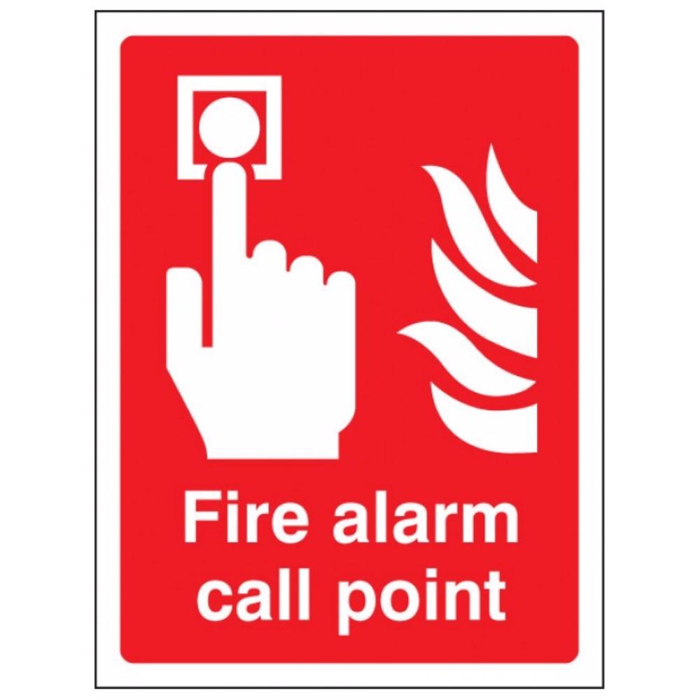 Fire alarm call point sign from Floorsaver