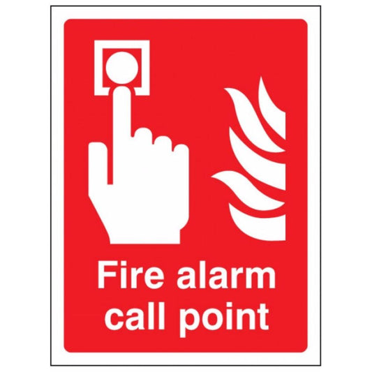 Fire alarm call point sign from Floorsaver