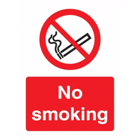 No smoking sign from Floorsaver