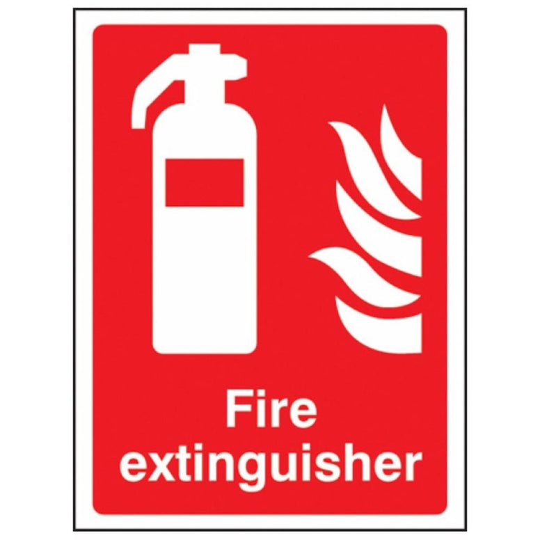 Fire extinguisher sign from Floorsaver