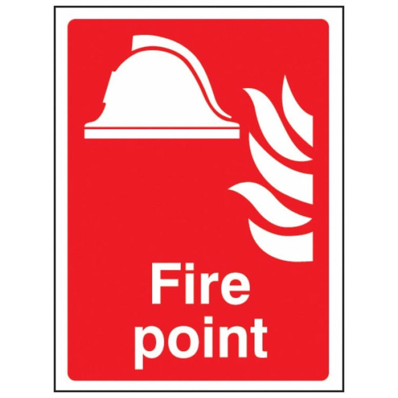Fire point sign from Floorsaver