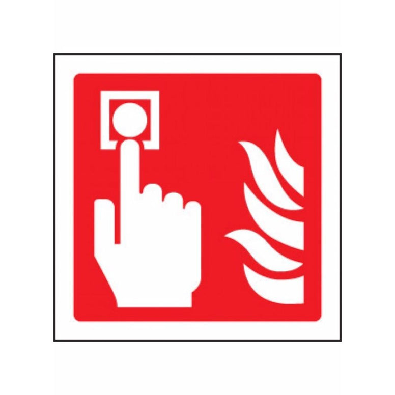 Fire alarm call point symbol sign from Floorsaver