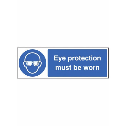 Eye protection must be worn sign from Floorsaver