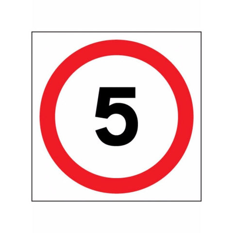 5 mph sign from Floorsaver