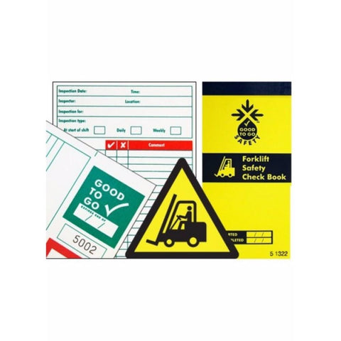 Good to go safety forklift check book from Floorsaver